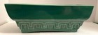 Vintage Pottery Haeger Planter Green 12 x5  Key Design 3774 Mcm Flower Pot 1950