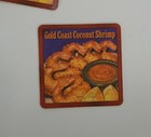Lot Of 8 Gold Coast Coconut Shrimp Coasters