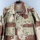 Vintage Military Coat Combat Mens Medium Chocolate Chip Desert Storm Camo 90s