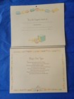 New Vintage 1986 Hallmark Baby s First Year Sticker Keepsake Milestone Calendar