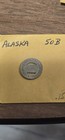 Anchorage Alaska City Transit System Ak 50b Vintage Bus Fare Token Zone One