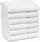 Pack Of 12 White 22 x44  100  Cotton 7 Lb Economy Hotel   Gym spa Bath Towels