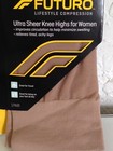 Futuro Ultra Sheer Knee Highs For Women  Moderate Compression  Size Medium