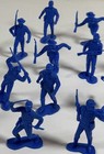 Vintage Marx Civil War 31 Lot Union Soldiers Blue Plastic 54mm Lot Usa Rare