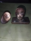Very Rare Antique Bronze Paper Weight Of Dennis The Menace