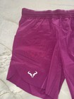 Nike Court Dri-fit Adv Nadal Men s Tennis Shorts Dv2881-610 Sangria white Size S