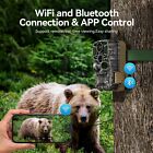 Wildlife Hunting Trail Camera Hd 48mp Night View Motion Wifi Bluetooth Ip66 32g