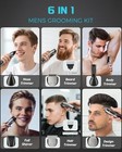Wahl Usa Stainless Steel Lithium Ion 2 0  Beard Trimmer For Men  Electric Shaver