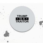 Trump Is A Traitor Self-inking Text Stamp 7 8  X 2-3 8     Political Protest Stamp
