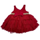 American Princess Red Sparkle Tulle Bow Dress Baby Girl 9 Month Special Occasion