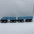 Maison Joseph Battat 2014 Wooden Train Set 737 Fast Train Compatible Brio Thomas