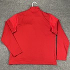 Georgia Bulldogs Pullover Mens Large Red Nike Sweater 1 4 Zip Uga Football