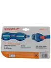 Speedo Jr Glide Print Goggles Blues No Leak Anti Fog Uv Protection Ages 6-14