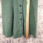 Girl Scouts Of America Uniform Dress Girls Green Vtg 50s 60s See Measurements