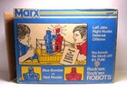 Vintage 1966 Rock  em Sock  em Robots By Marx With Original Box Nice  Clean 