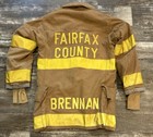 Vintage Fairfax County Virginia Brennan Fire Department Firemen   s Fxco Coat