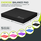 Exercise Balance Pad     Large Cushioned Non-slip Foam Mat   Knee Pad For Fitness 