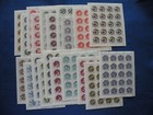 Japan 1961-64 Sc b12-b31 Complete Sheets Of 20 Sets Og Mnh Vf