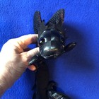 Folkmanis Dragon Hand Finger Puppet Wristlet Midnight Black Magnetic Plush Toy