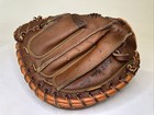 Vintage Rawlings Glove Johnny Bench Catcher   s Mitt Rcm30 Pro Model Lite Toe