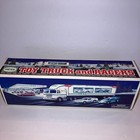 Vintage 1997 Hess Toy Truck And 2 Racers W original Box New In Box