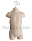 Toddler Torso Hanging Mannequin - Flesh Kids Dress Form    Hanger