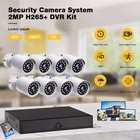 Toguard Hdmi 8ch Dvr 1080p Cctv Security Camera System 3tb Outdoor Bullet Camera
