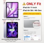 Backlit Bluetooth Keyboard Case For Ipad Air 11-inch M3  2025  2024 air 5th 4th