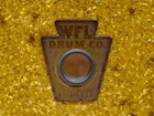 Vintage 1948-52 Ludwig Gold Sparkle Rack Middle Tom Drum - Wfl Badge Pre-serial