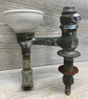 Vintage Central Old School Porcelain Bubble Water Fountain W  Handle - Untested