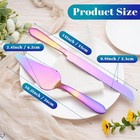 Elegant Wedding Cake Knife And Server Set Stainless Steel Cake Cutter With