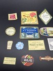 20 Original 1900s Antique French Soap And Lotion Beauty Labels Small