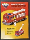 Fuller Fire Truck - Fire Safety Guide - Chevron Cars Activity Book - 2008
