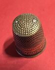 Old Vintage Brass  austria  Signed Sewing Thimble  Pre-owned
