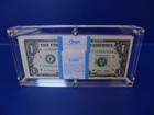 Acrylic Bep Pack 100 Bank Note Currency Display Dollar Case Frame Money Holder