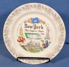 Lot Of 7 Vintage Souvenir Plates New York Arkansas Montana Oregon Ohio Delaware