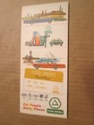 Citgo Cities Service Gas Oil Road Map Of Detroit 1964