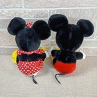 Vintage Disney Mickey Minnie Mouse Plush Set Disneyland Walt Disney World 10 