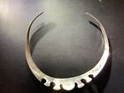 Vtg Taxco Sterling Silver   Onyx  Necklace-  j634
