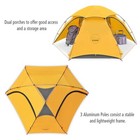 Kazoo Lightweight Backpacking Tent 2 Person Waterproof Camping Tents 2 Layers