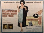 Vintage Framed 1960 Original Movie Poster  butterfield 8  Elizabeth Taylor