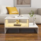 Coffee Table Center Cocktail Table Side Table End Table With Storage White black