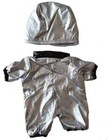 New Build-a-bear Silver Astronaut Costume Outfit Fits Most 14 -18  Teddy Bear