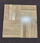 Oakgrain 12x12 Parquet Hardwood Tile Flooring 6-finger  10 Tiles package  New 