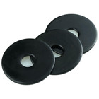 1 4 X 1 Inch 18-8 304  Stainless Steel Fender Washers  Black Zinc Plated Flat Wa