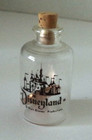 Vtg Disneyland 1974 Penny In A Bottle Banner Style In Black Print Souvenir -rare