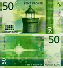2017 Norway 50 Kroner P-53 New Unc Banknote