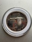 1867-1967 Canada One Dollar Coin Goose - Queen Elizabeth Ii 80  Silver Of 23 33g