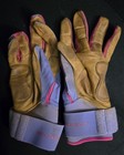 Bruce Bolt Harrison Bader Long Cuff Lavender Batting Gloves  adult Xl 