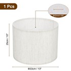 1set Drum Lamp Shades  13 x13 x10  Linen Lampshade E27 E26 E14  Dark Beige